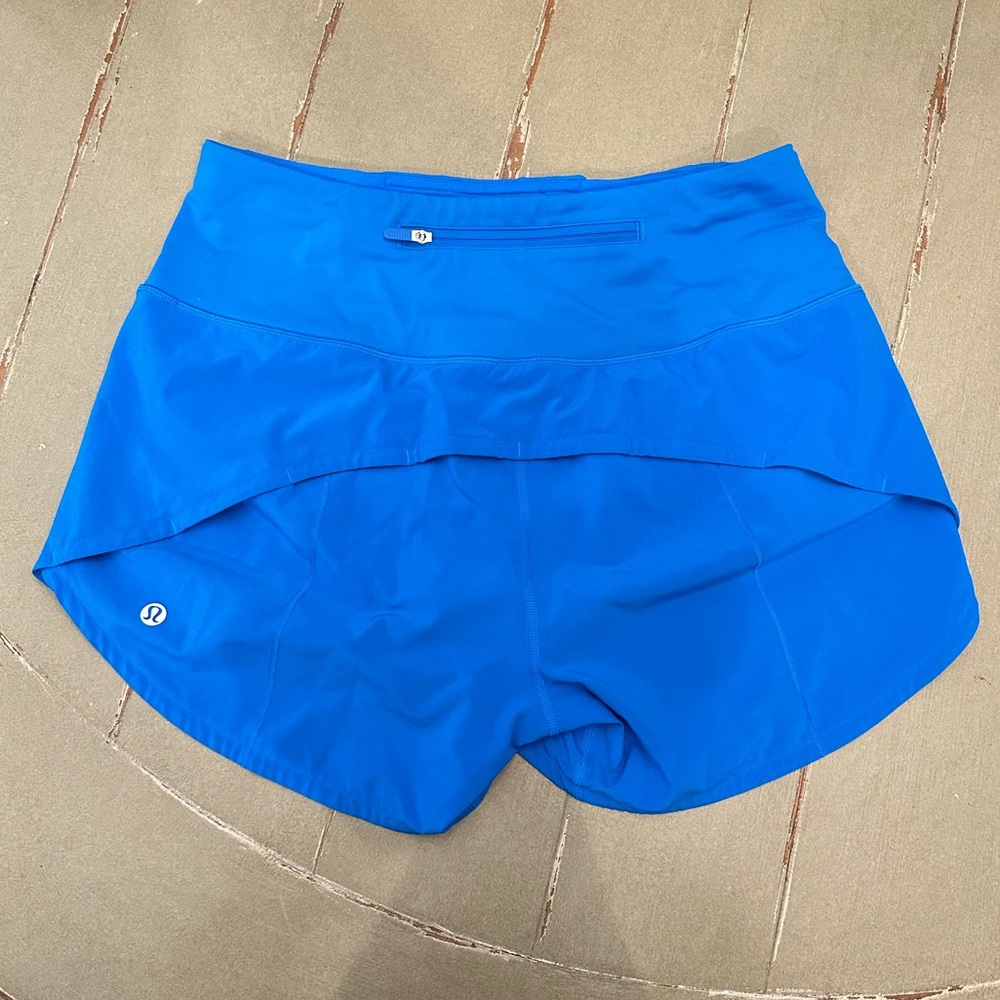 Lululemon speed up high rise lined short 4”
